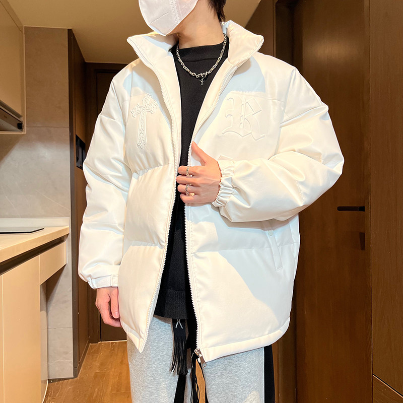 情侣款pu皮棉衣男士棉服外套男生棉袄面包服加厚A155-MY777-TP90,男装棉衣,电商A155