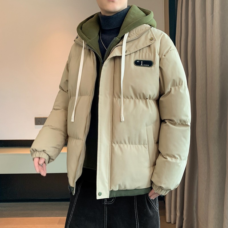2024年冬季新款棉衣青年港风简约休闲棉服情侣外套A155-MM02-TP90,男装棉衣,电商A155