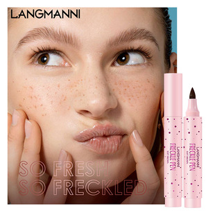 langmanni自然雀斑笔不易脱妆雀斑点斑笔化妆点斑笔