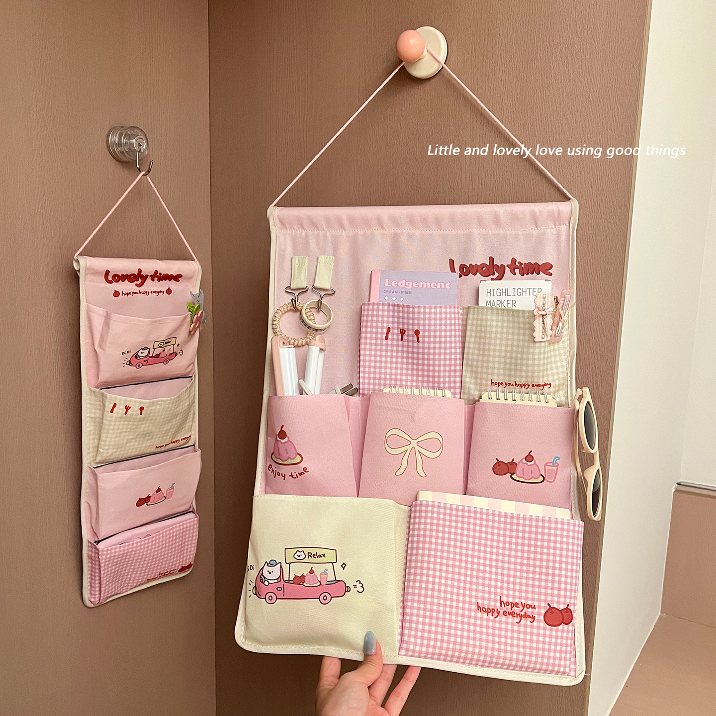 床上收纳袋悬挂式宿舍好物上铺床帘储物挂袋门后挂墙手机存放置物