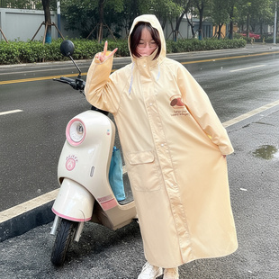 雨衣长款 全身防暴雨成人外穿电动车雨披人车分离单人高颜值原创款