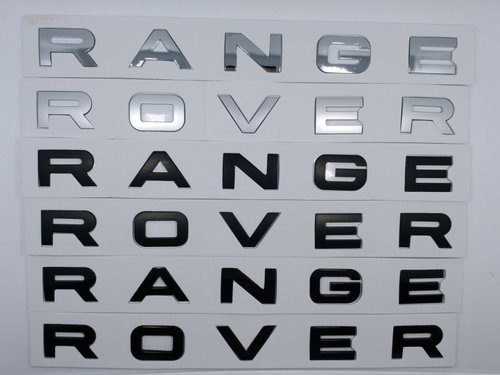 陆风X7改装机盖标路虎揽胜极光尾标RANGE ROVER前后字母标志车贴