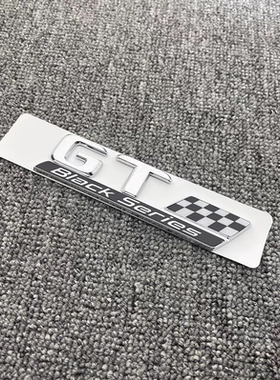 适用奔驰新A级GTGTCGTR车标改装赛道blackseries版标志车贴后尾标
