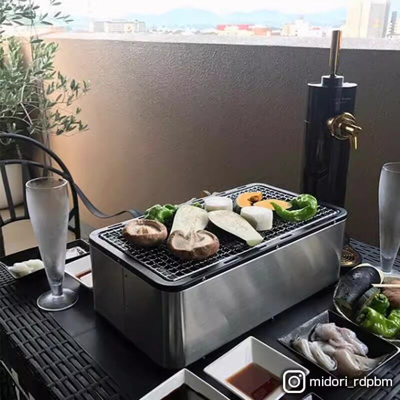 小型方形圆形户内户外露营烧烤炉