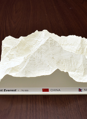 山岳模型喜马拉雅山珠穆朗玛峰