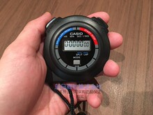 CASIO卡西欧HS-3C-8AJH同HS-3V-1RPF秒表计时器秒表运动学生比赛