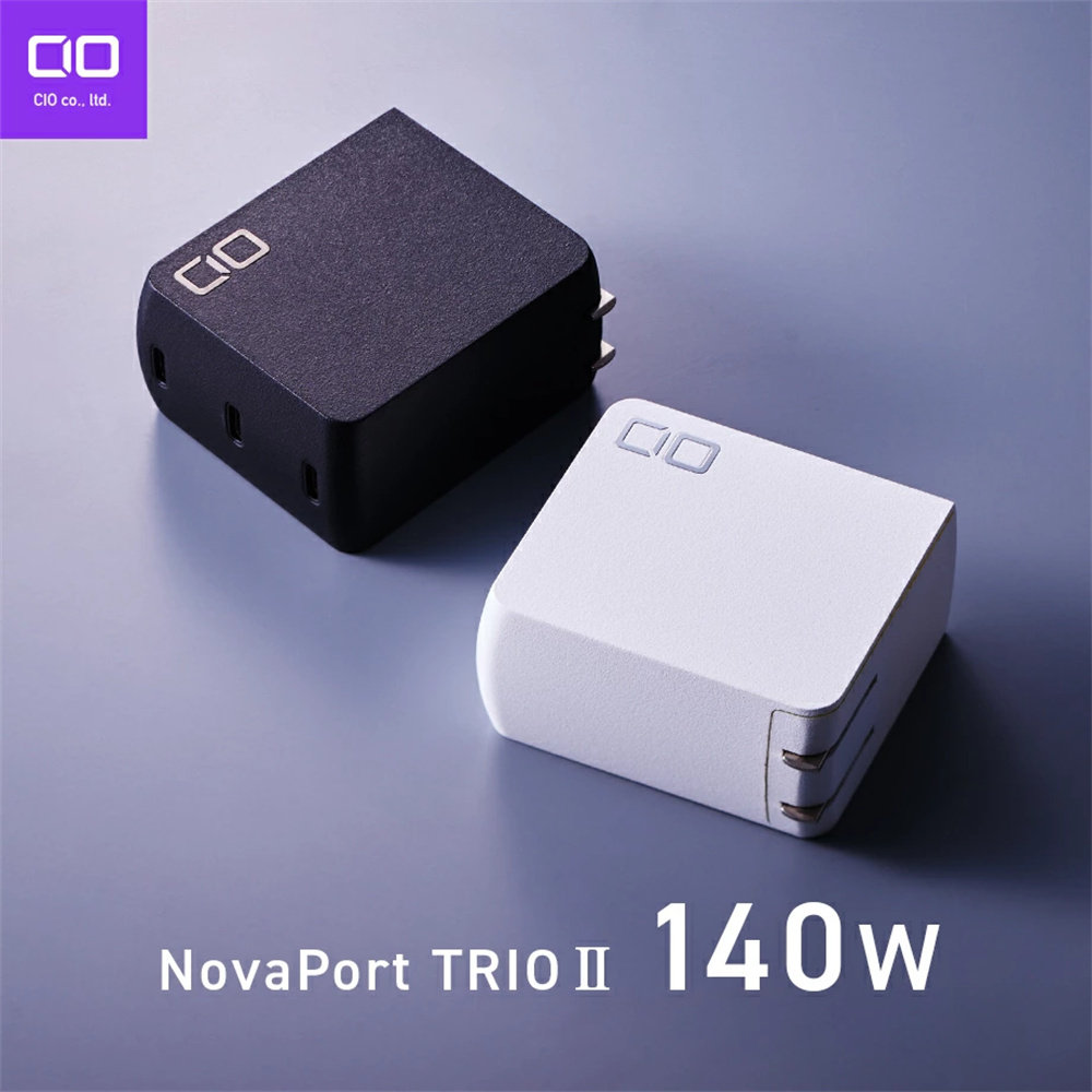 日本CIO充电器USB充电电源PD3.0快充+QC3.0 TYPEC3口140W快充