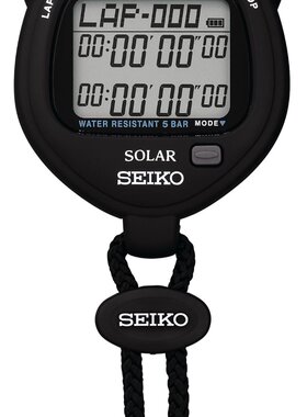 现货 精工SEIKO秒表SVAJ103 S062 SVAJ101太阳能计时器秒表