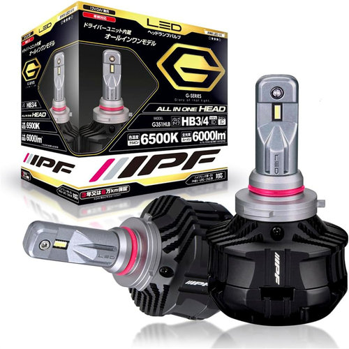 IPF车用LED大灯HB3/HB46500K白光