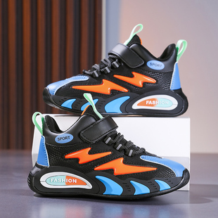 CEO ABC童鞋男童运动鞋2026春秋款儿童防水皮面男孩中大童跑步鞋