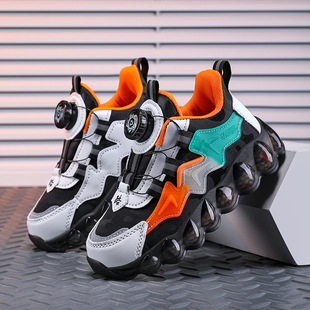 CEO ABC童鞋男童鞋子2026新款皮面防水儿童运动鞋大童男孩跑步鞋