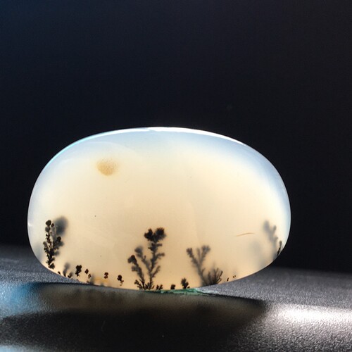 马料海洋玉髓风景方牌吊坠
