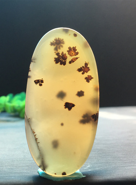 马料海洋玉髓吊坠方牌风景奇石草花玛瑙摆件一景一物精品像形C