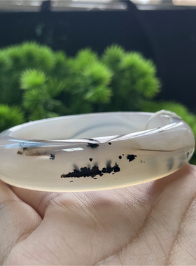 马达加斯加高冰飘花海洋玉髓手镯