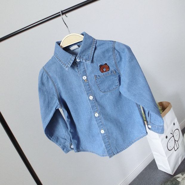 Chemise enfant à manche longue - Ref 2083226 Image 1