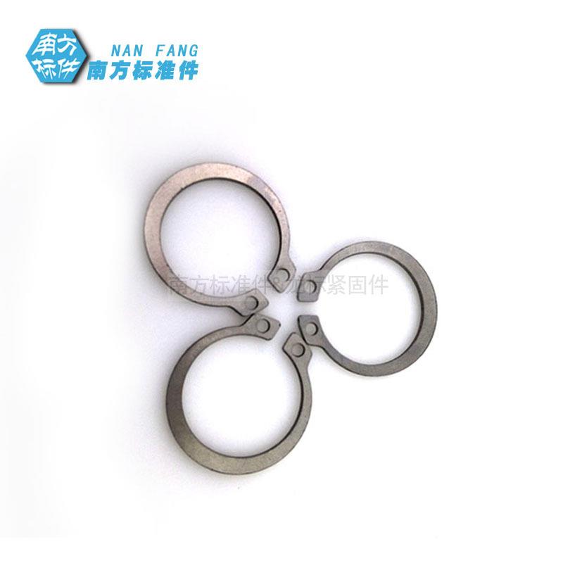 304不锈钢轴用/用/孔开挡圈A型330轴卡轴承轴用弹口性卡簧c卡型环
