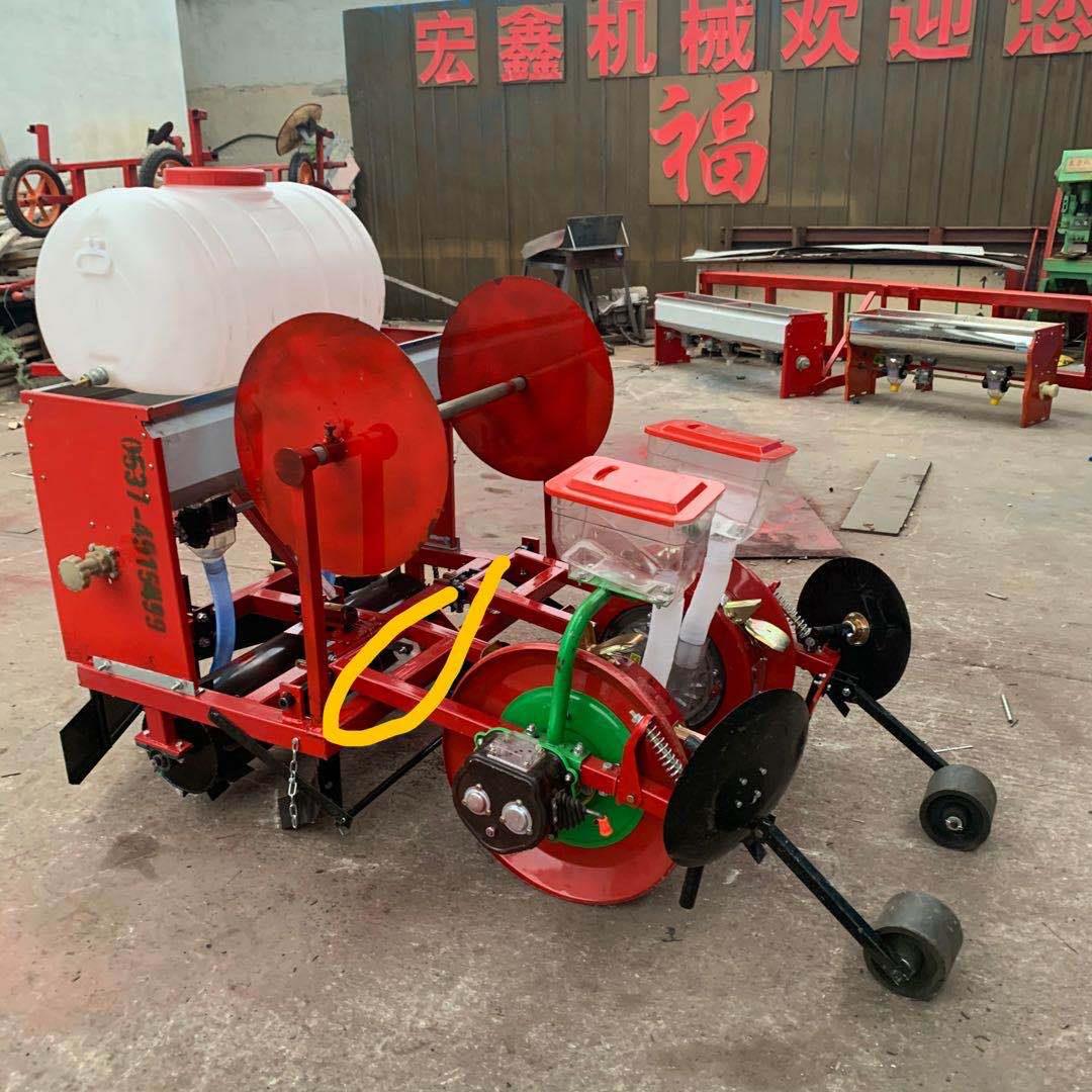 农用大豆播种机 双垄双行起用地膜机 厂家直垄发农HX-FMJ地膜覆盖
