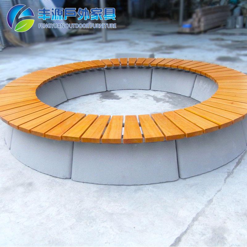 32年工厂定制户外景园FY-544X树椅公小区围树椅 学校区工程塑木围