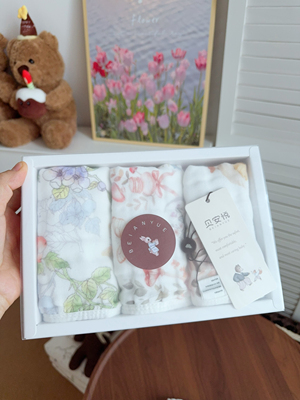 【纯棉大童巾-方巾/长巾】纯棉6层纱布新生儿宝宝洗脸巾吸水毛巾