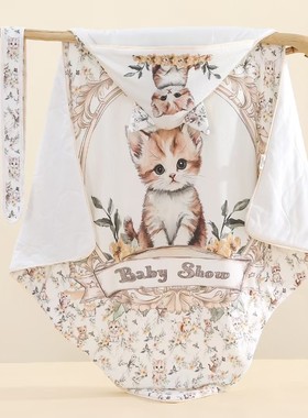 【cbme母婴会展新品】新生婴儿包被包单隔尿垫浴巾新生宝宝待产用