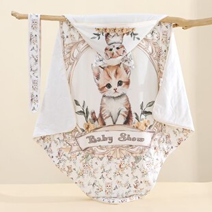 【cbme母婴会展新品】新生婴儿包被包单隔尿垫浴巾新生宝宝待产用