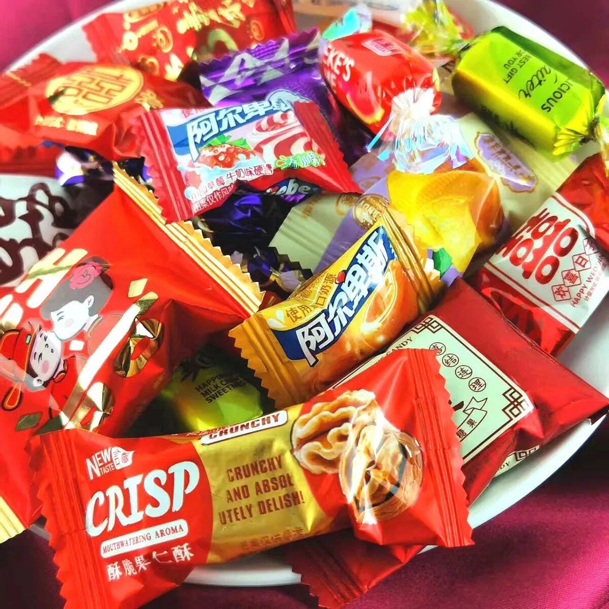 什锦糖有奶糖水果糖软糖混合口味大礼包杂拌糖果散装结婚喜糖5斤