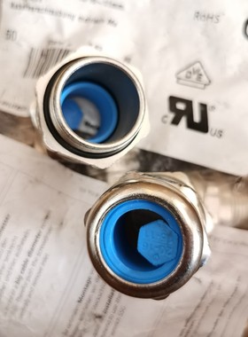 PFLITSCH金属接头bg225ms防水蓝色M25*1.5孔径KAD20-16-11MM德国P