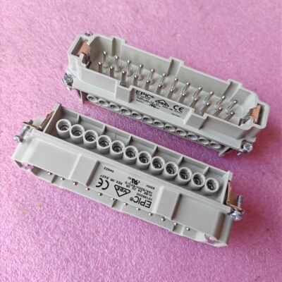 EPIC连接器10196000航空插头座H-BE-24-SS-BS德国10197000公母芯