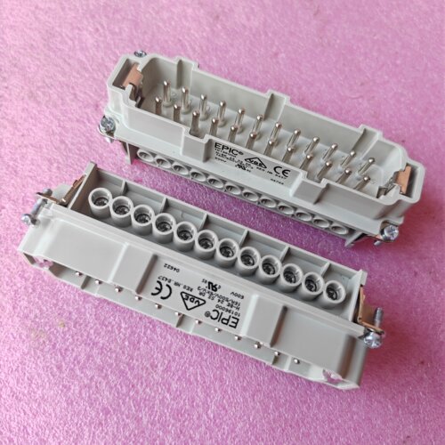 EPIC连接器10196000航空插头座H-BE-24-SS-BS德国10197000公母芯