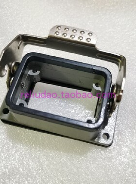 JMS连接器单扣底座H6B-AG-LB开孔安装厂家32*70mm金属09300060301