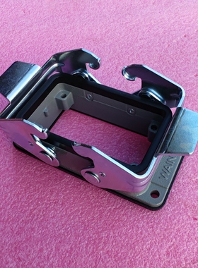 WAIN连接器H10B-BK-2L/W双扣底座开孔安装唯恩原装09300100301新