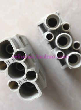 HARTING连接器09140073001公芯HAN-CD-module-3芯40A+4芯10A原装