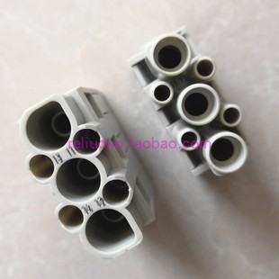 4芯10A原装 HARTING连接器09140073001公芯HAN 3芯40A module