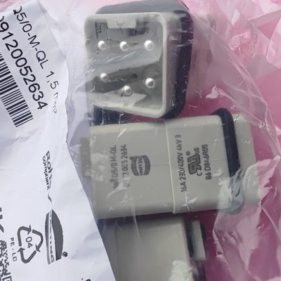 09120052634连接器HARTING母2734