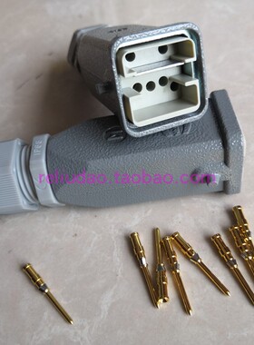 HARTING连接器09120063001公芯HAN-Brid-sti-C双绞线HAN-Brid-4-M