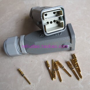 HARTING连接器09120063001公芯HAN-Brid-sti-C双绞线HAN-Brid-4-M