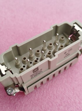 HARTING连接器09340062616公芯弹片HAN-16HVES-M高压09340062716