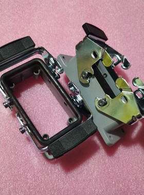 EPIC连接器10032000双扣底座H-B-10-AG开孔安装德国原装缆普全新