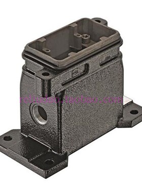 HARTING连接器19400061262高底座HAN-6HPR-asg1-SV-M32黑高座