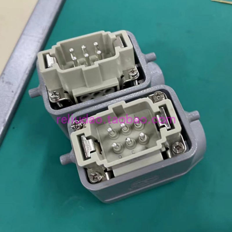 WAIN连接器HE-006-MC公母插头HE-06-FC冷压型CESM-1.5铜镀银CESF