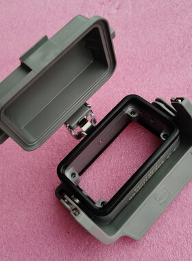 HARTING连接器09300100303开孔底座HAN-10B-HBM-SL-K带盖德国浩亭