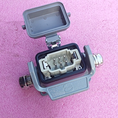 HARTING连接器09330062601压铸模具座19300062295六针插头接触器