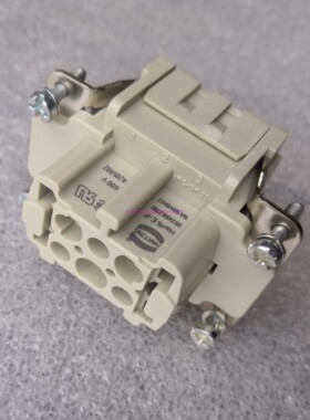 HARTING连接器09330062702母芯HAN-6E-F-c冷压型16A/500V浩亭原装
