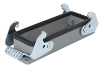 JMS双扣底座H24B-AG开孔安装09300240301连接器IP65厂家直销现货