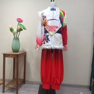 【工厂店】绥德榆林新款陕北全国秧歌展演跳舞服装女扇子舞演出服