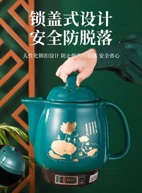 煎药壶中药煲家用全自动药罐插电熬药壶砂锅熬药神器陶瓷电煲机煮