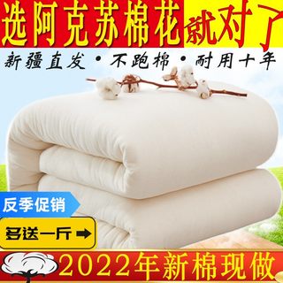 新疆阿克苏棉花被优质长绒棉加厚保暖冬被被芯棉被手工褥子可定制