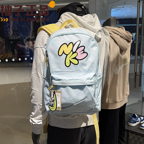 大眼睛新款休闲运动双肩包耐克