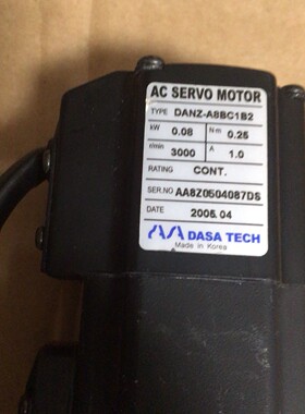 AC SEERVO MOTOR  DANZA8BC1B2咨询维修
