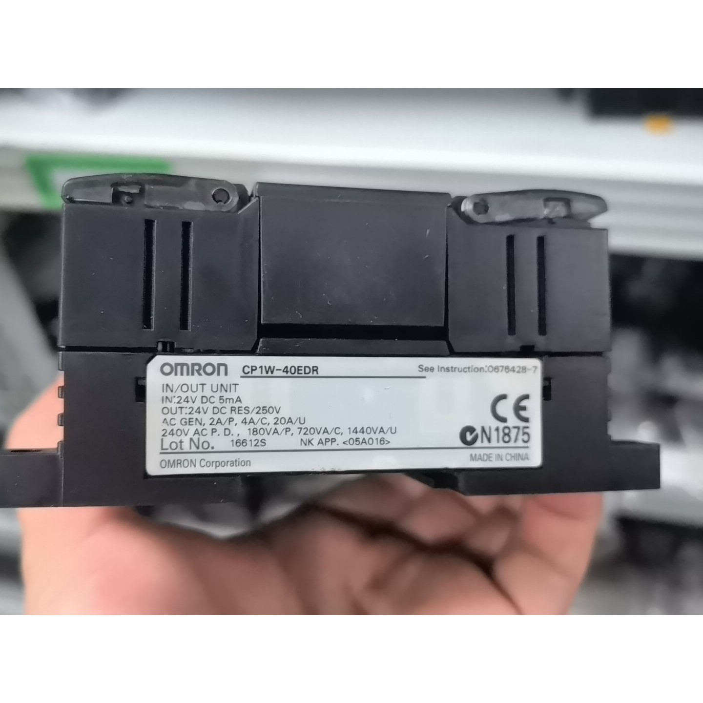 欧姆龙CP1W-40EDR扩展模块,成色如图,,原装咨询维修咨询维修